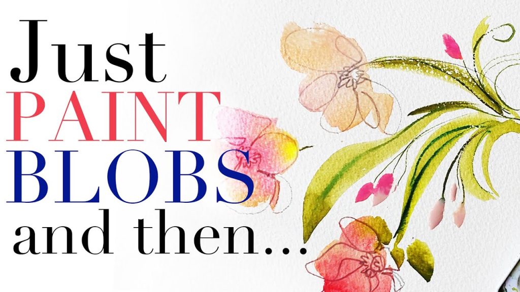 The Best Watercolor Flower for Ultra Beginners