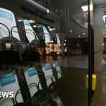 Plymouth vending machine selling badges, plays and poems