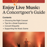 concert and gig etiquette