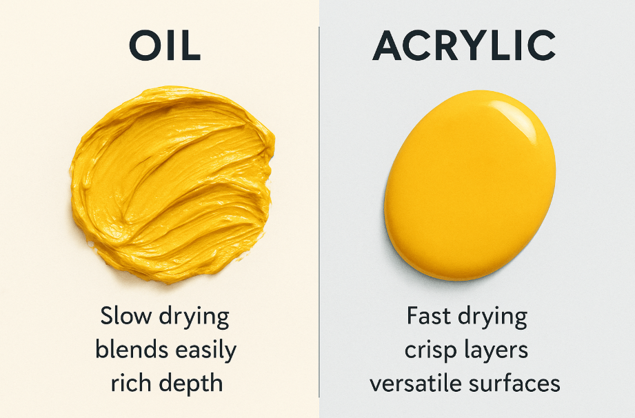 Oil v Acrylic