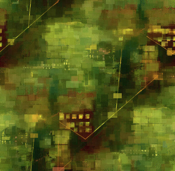 My glitch art technique for urban inspired artworks.
